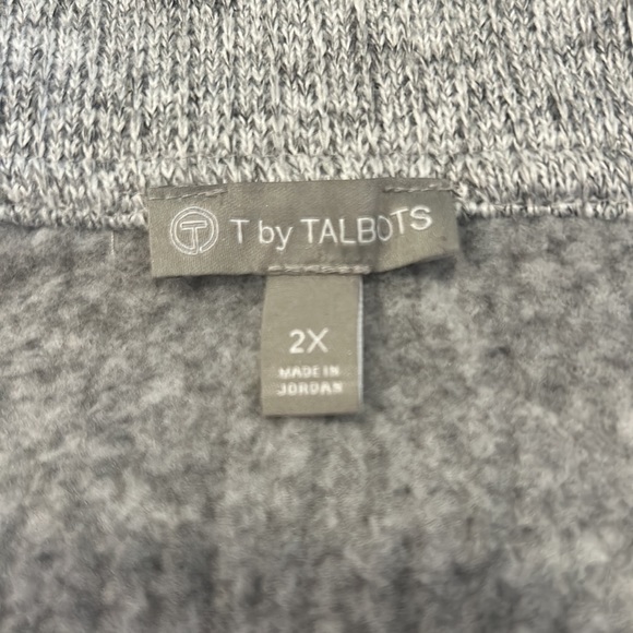 T by Talbots tailored jacket with a soft sweatshirt lining - Picture 6 of 6